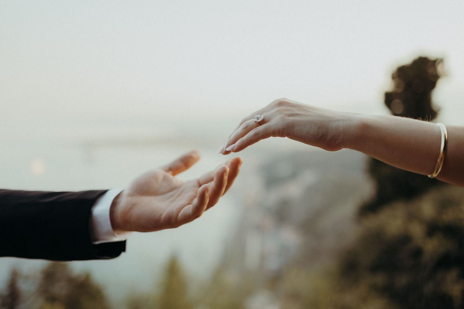 Intimate Taormina elopement ceremony with dramatic coastal views